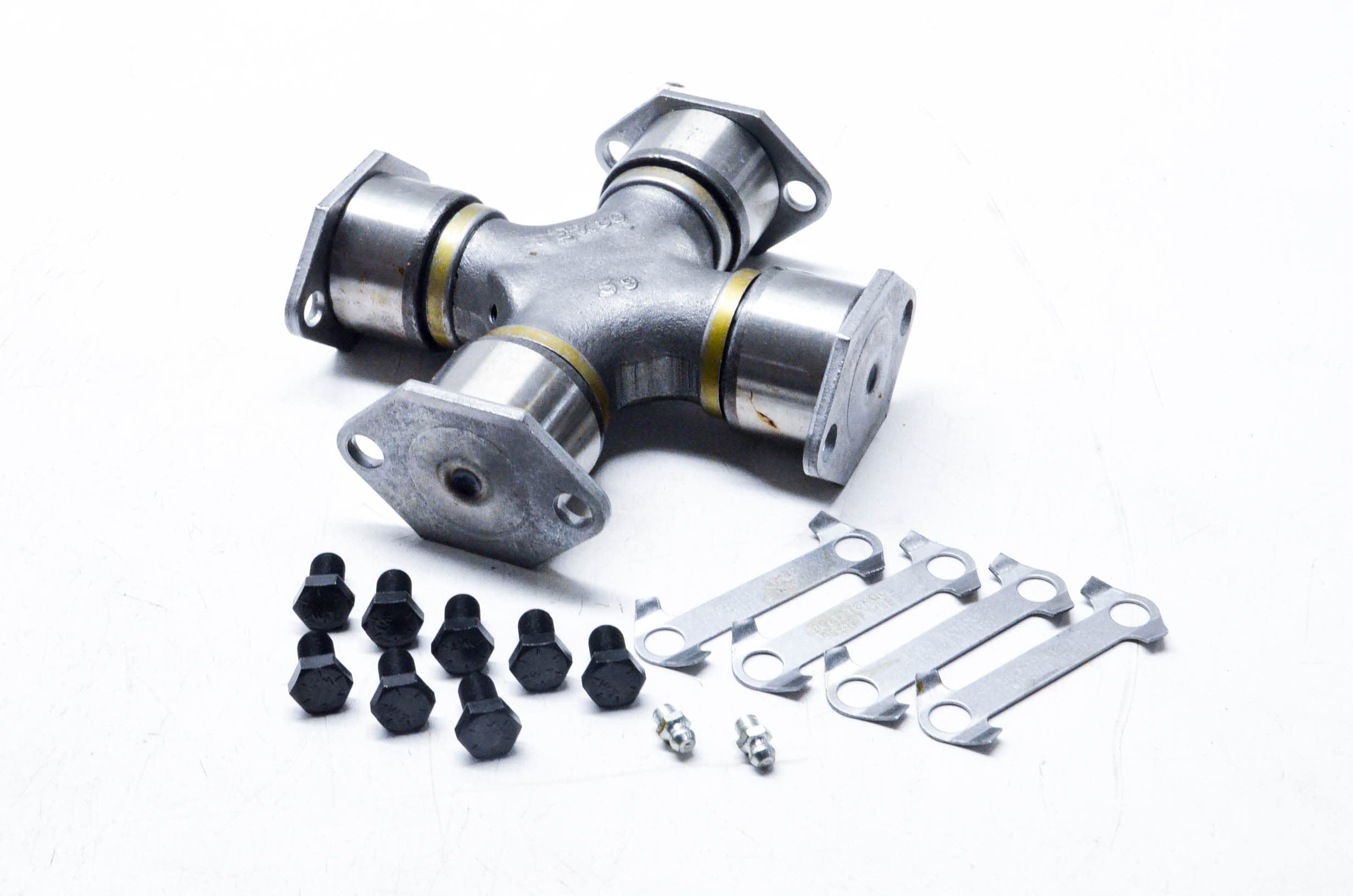 5-0280 Neapco Universal Joint 1710 Series, Round Bearing Plate, 1.937 in. Cap Diameter, 2 Lube Fittings
