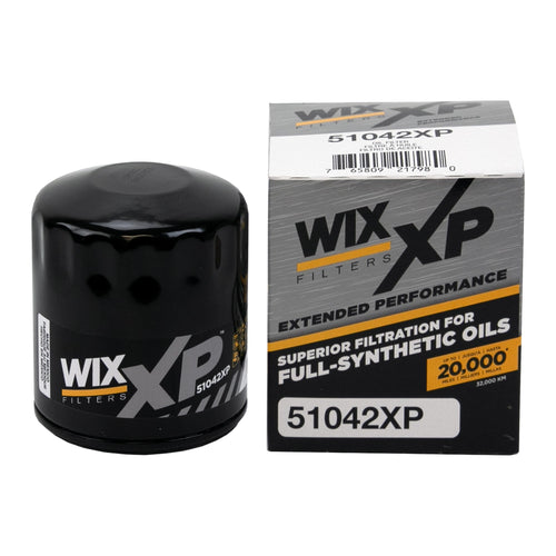 WIX XP Oil Filter Replacement WIX 51042XP, Built for Synthetic Oil - Compatible With Various GM Cars Trucks (75-76) (96-12) - Various Light Duty applications - Chevrolet, Buick, Cadillac (75-12)