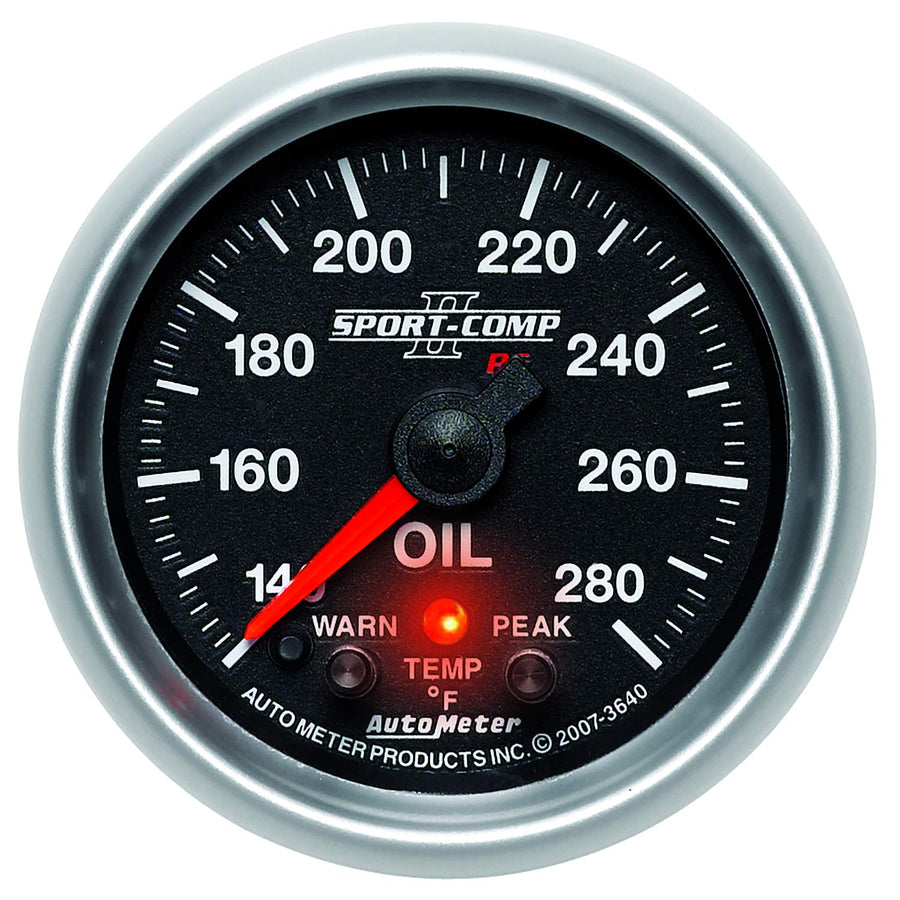 Auto Meter Sport-Comp 3640 PC Oil Temperature Gauge