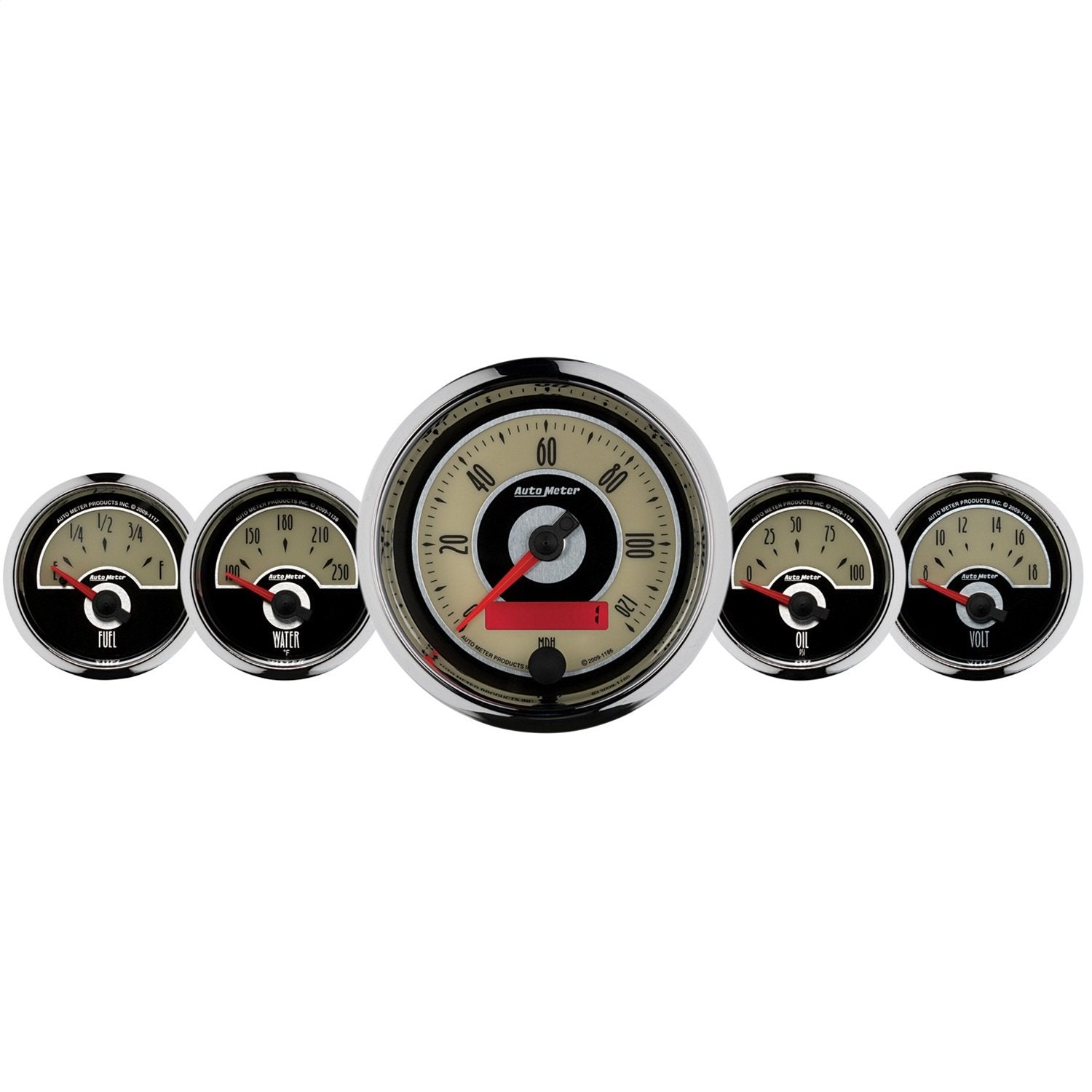 Cruiser Kit Box Auto Meter - 5 Piece