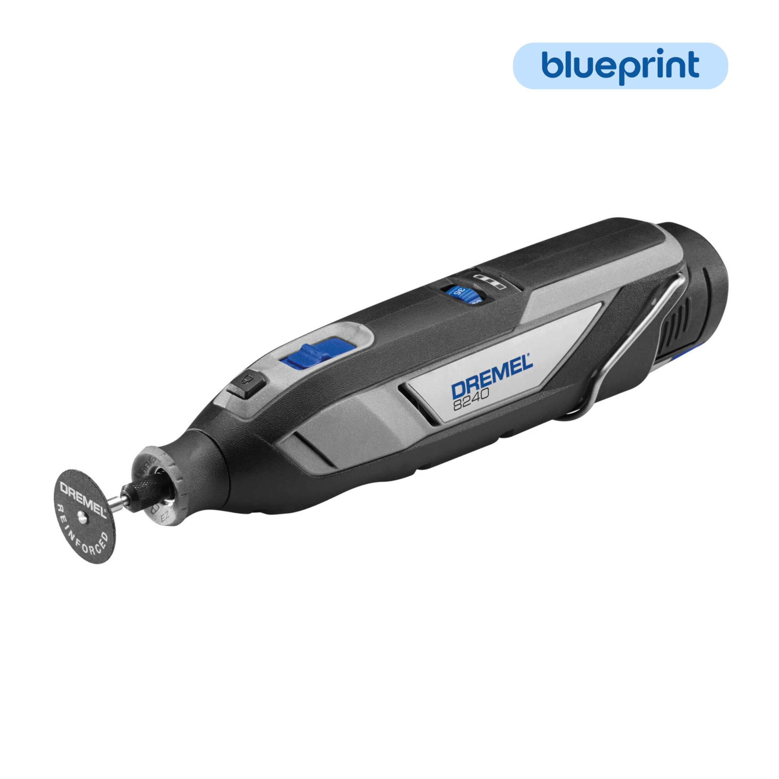 12V Cordless Rotary Tool Kit Dremel 8240-5 with Variable Speed and Comfort Grip - Includes 2AH Battery Pack, Charger, 5 Accessories, Wrench, and Tool Fabric Carry Bag