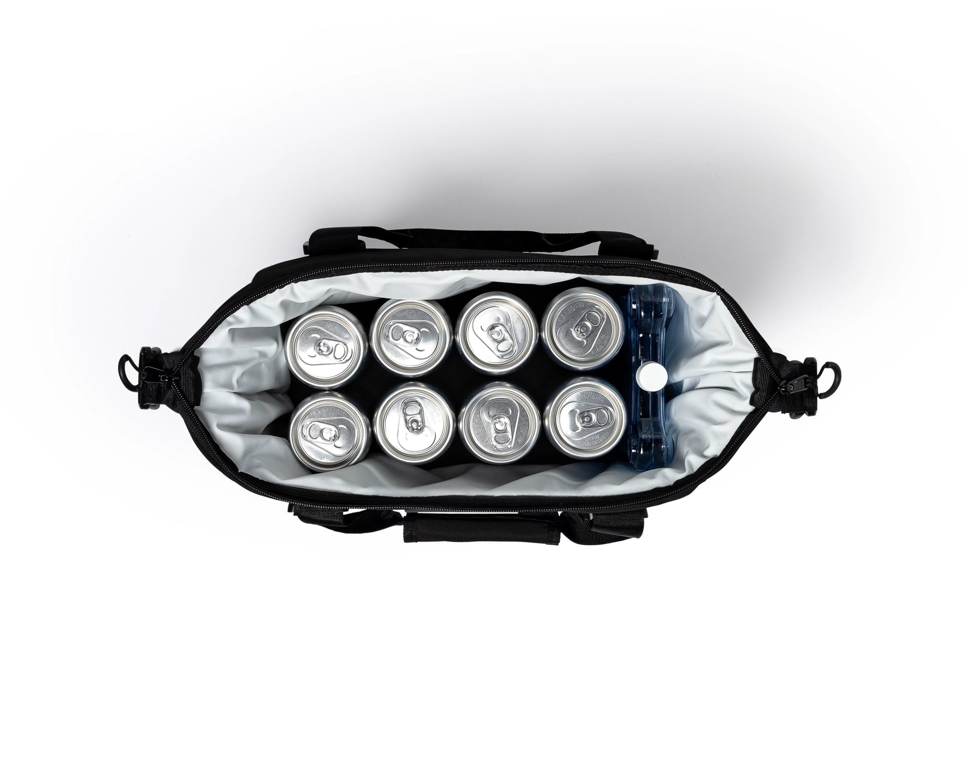 AO Coolers Soft-Sided Original Cooler Bag, Leak-Proof, Insulated, Lightweight, Black, 12-Can