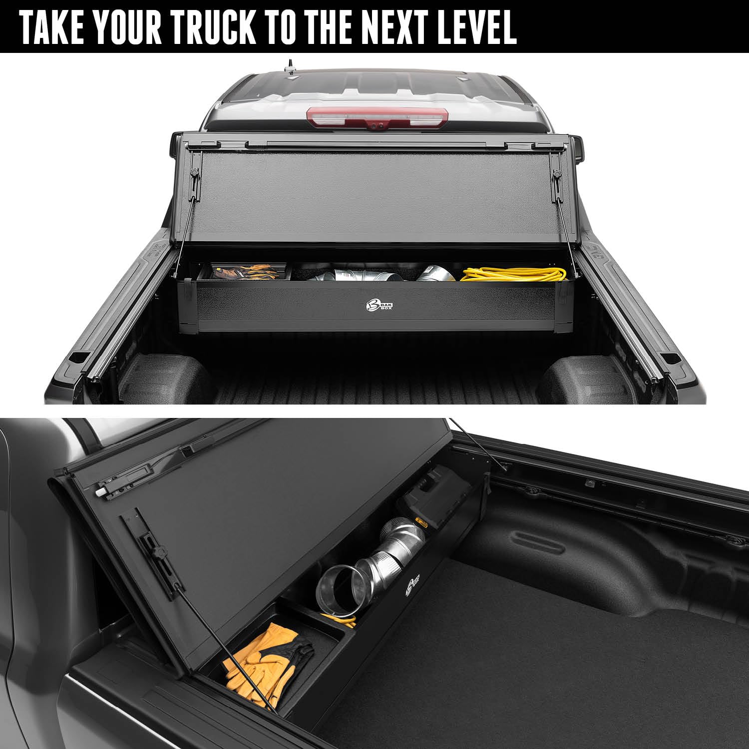 BAK BAKBox 2 Utility Box Fold-Away | 92524 | Fits 2016 - 2018 Nissan Titan XD All Beds