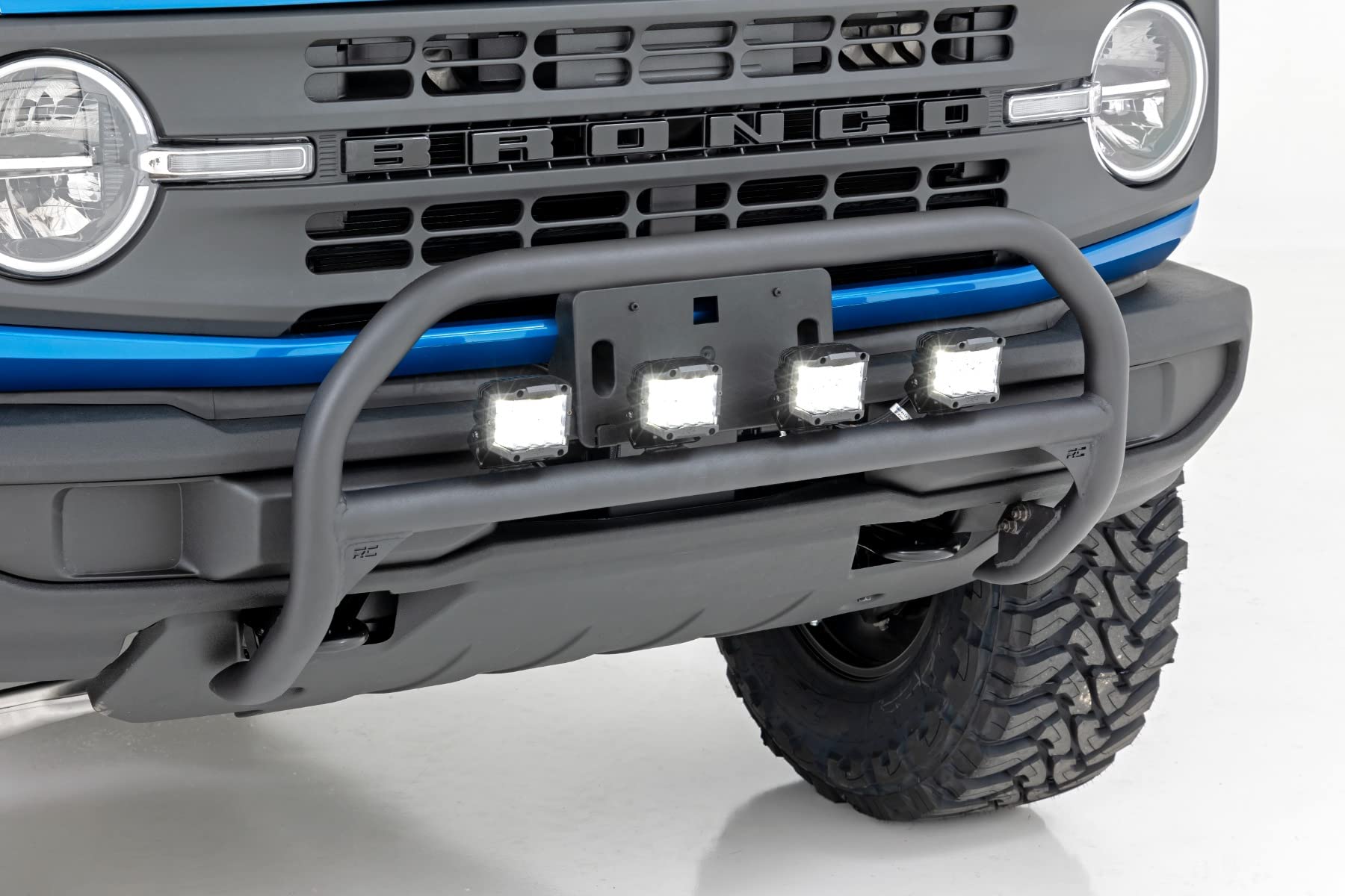 Bull Bar Rough Country for Ford Bronco (2021-2025) - Fits Standard Bumper, Easy Bolt-on Install