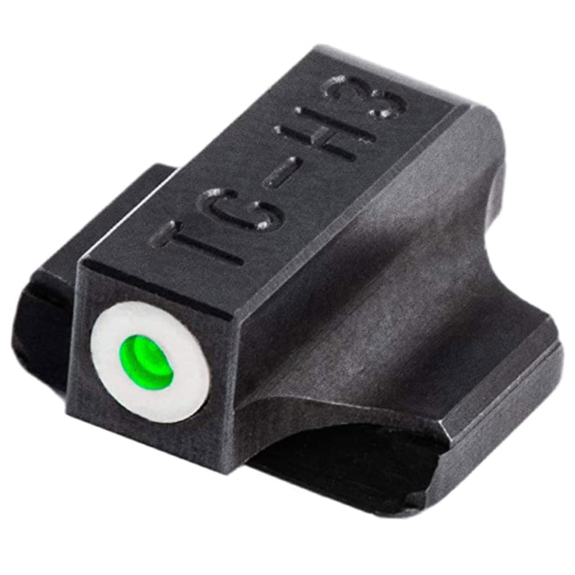 Tritium Pro TRUGLO Night Sights, Compatible with Smith & Wesson M&P 380 Shield EZ | Glow-in-The-Dark Front & Rear Gun Sight Set with White Focus Lock Front Ring