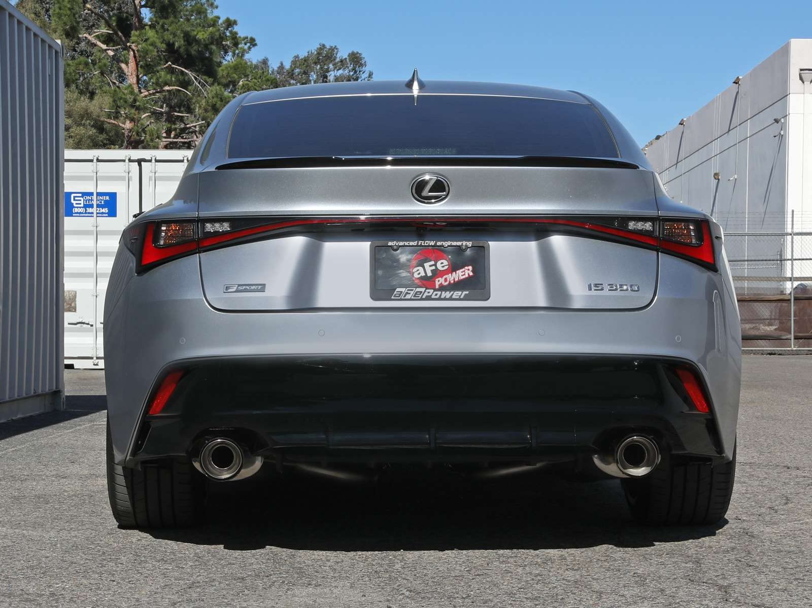 aFe Power 2-1/2 IN 304 Stainless Steel Takeda Axle-Back Exhaust System Carbon Fiber Fit Lexus IS350 14-22 V6-3.5L 49-36060-C