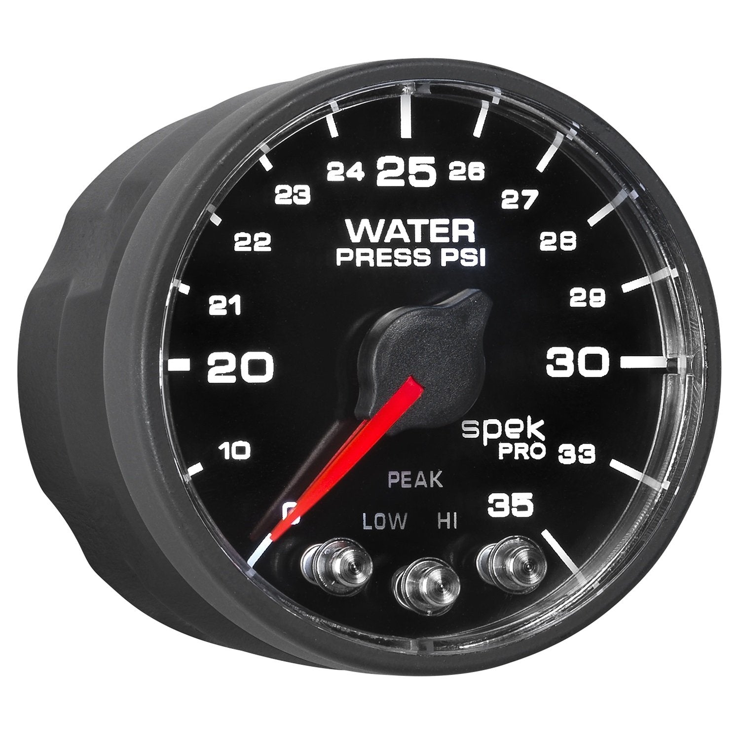 Gauge AutoMeter P543328-N1 Water Press (Spek-Pro - Nascar 2-1/16" Water Press, 0-35 Psi, BFB, Spek, Nl)