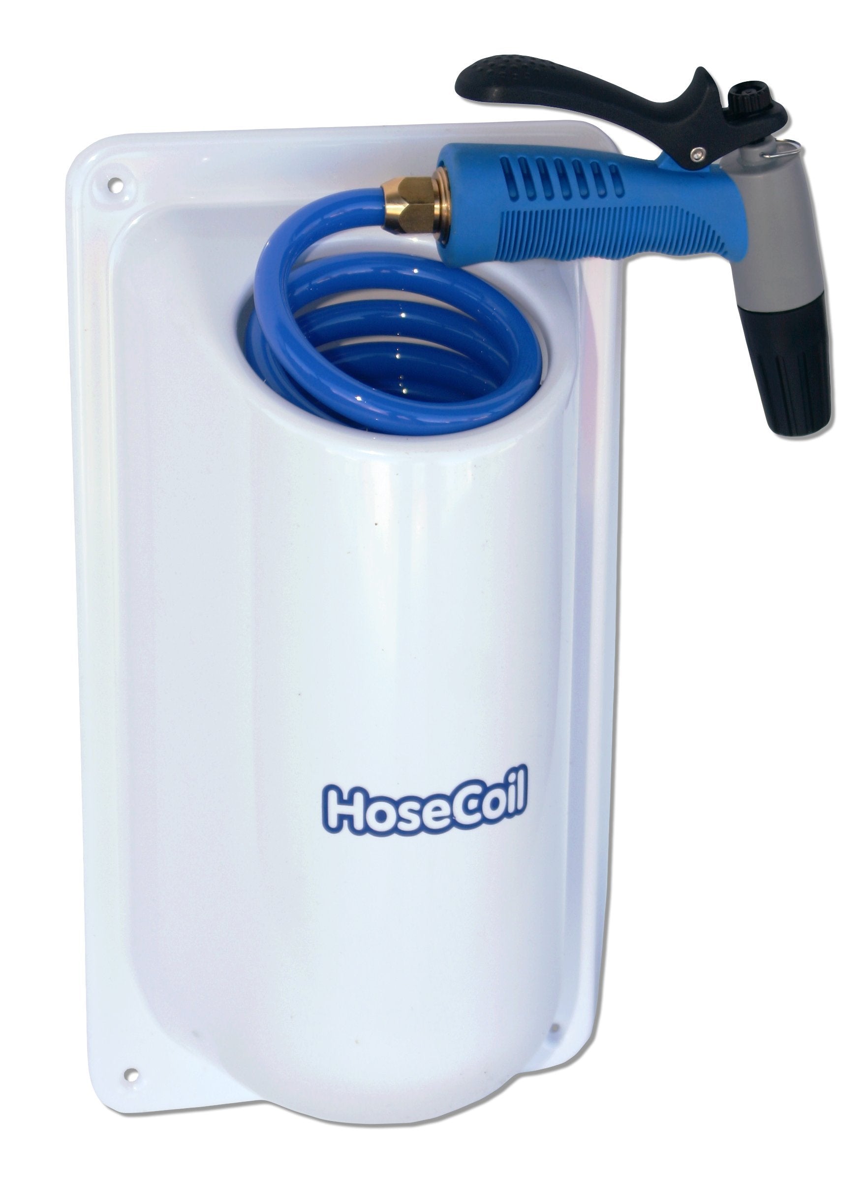 15' HoseCoil High Performance Side Mount Enclosure with RV, Boat and Garden Hose