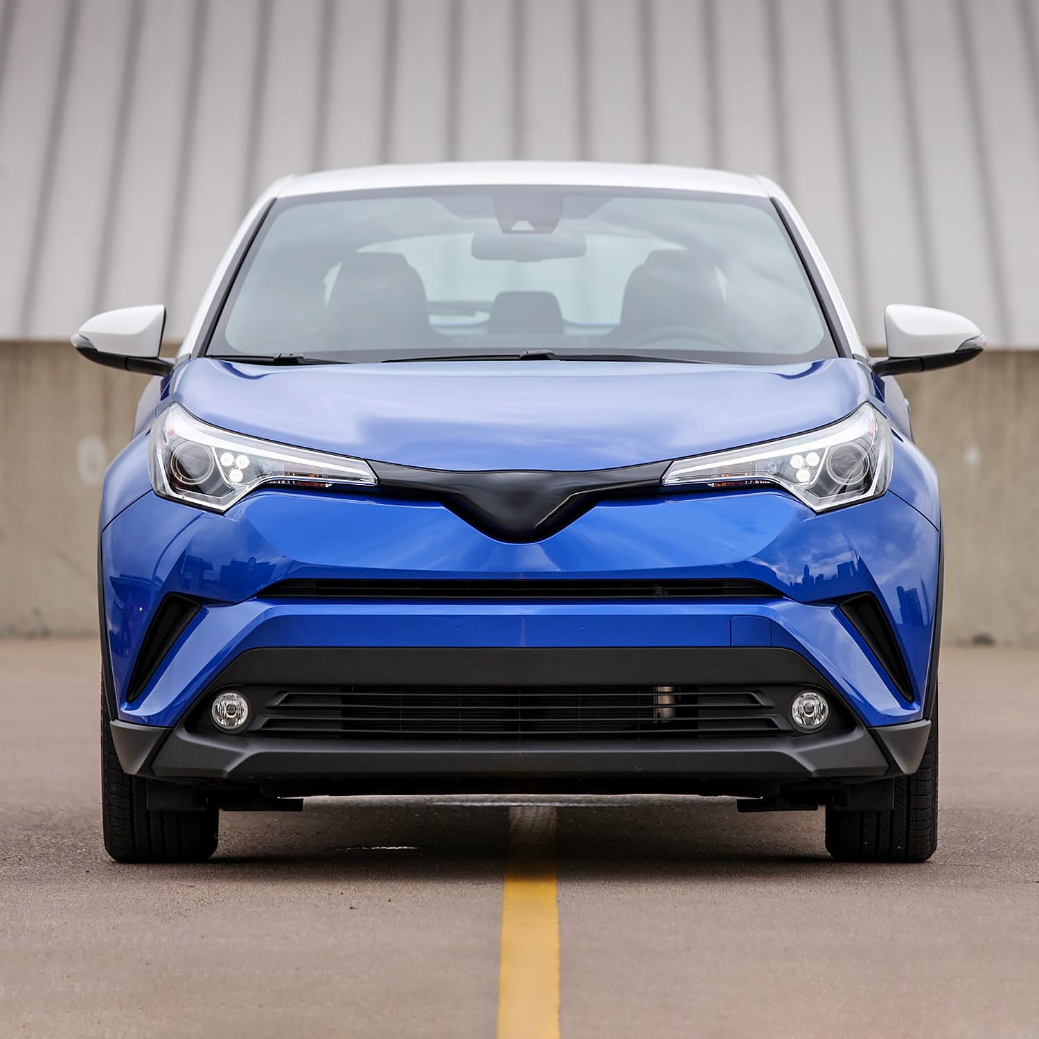 Fog Lights Spec-D Tuning Chrome + Switch + Wiring Kit Compatible with 2018-2019 Toyota C-HR, L+R Pair Assembly