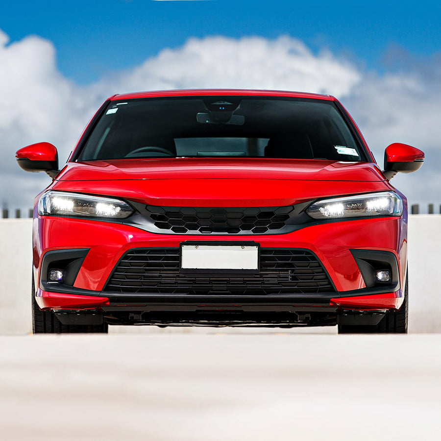 Fog Lights SPEC-D TUNING + Switch + Bezel + Bulbs Compatible with 2022-2023 Honda Civic, Left + Right Pair Assembly
