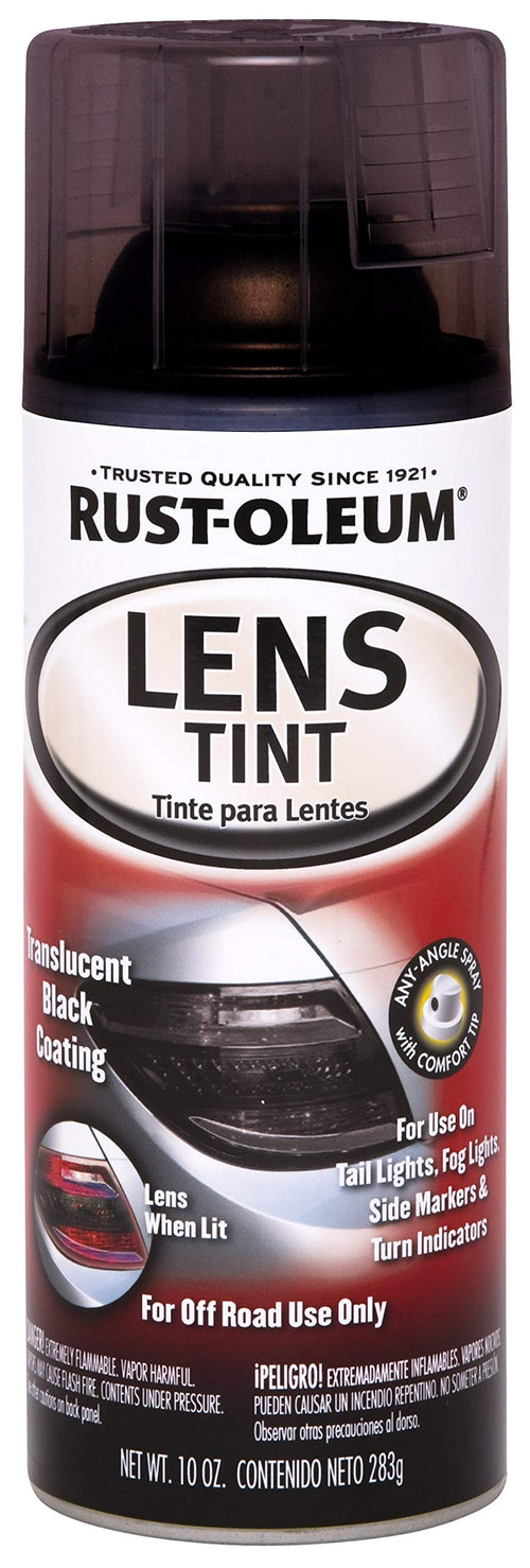 Automotive Lens Tint Rust-Oleum Coating Spray, 10 oz, Translucent Black