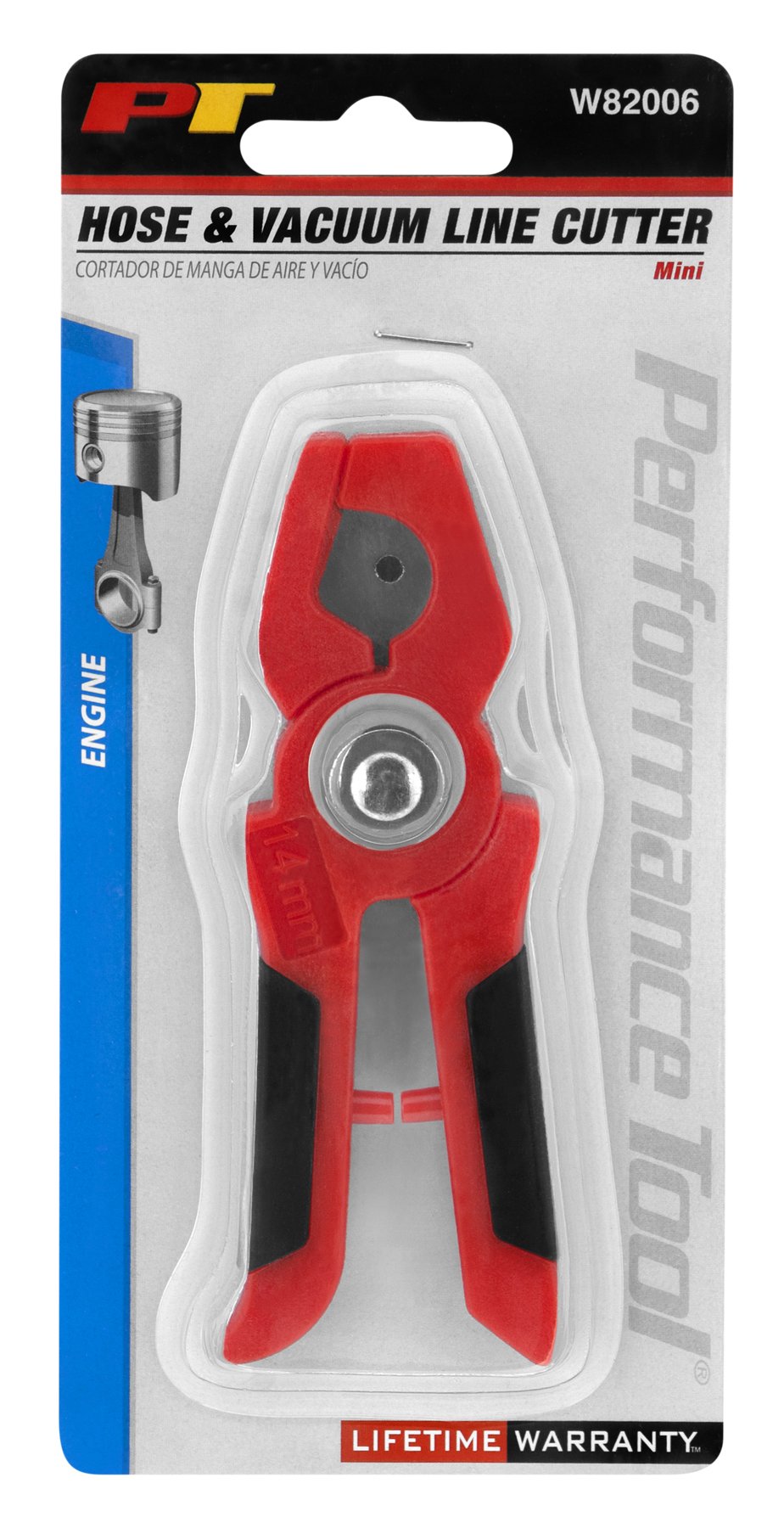 W82006 Performance Tool Mini Tubing Cutter for Plastic and Rubber, Stainless Steel Blade, Cutting Capacity 1/8-Inch to 1/2-Inch, Overall Length 4-1/2-Inch
