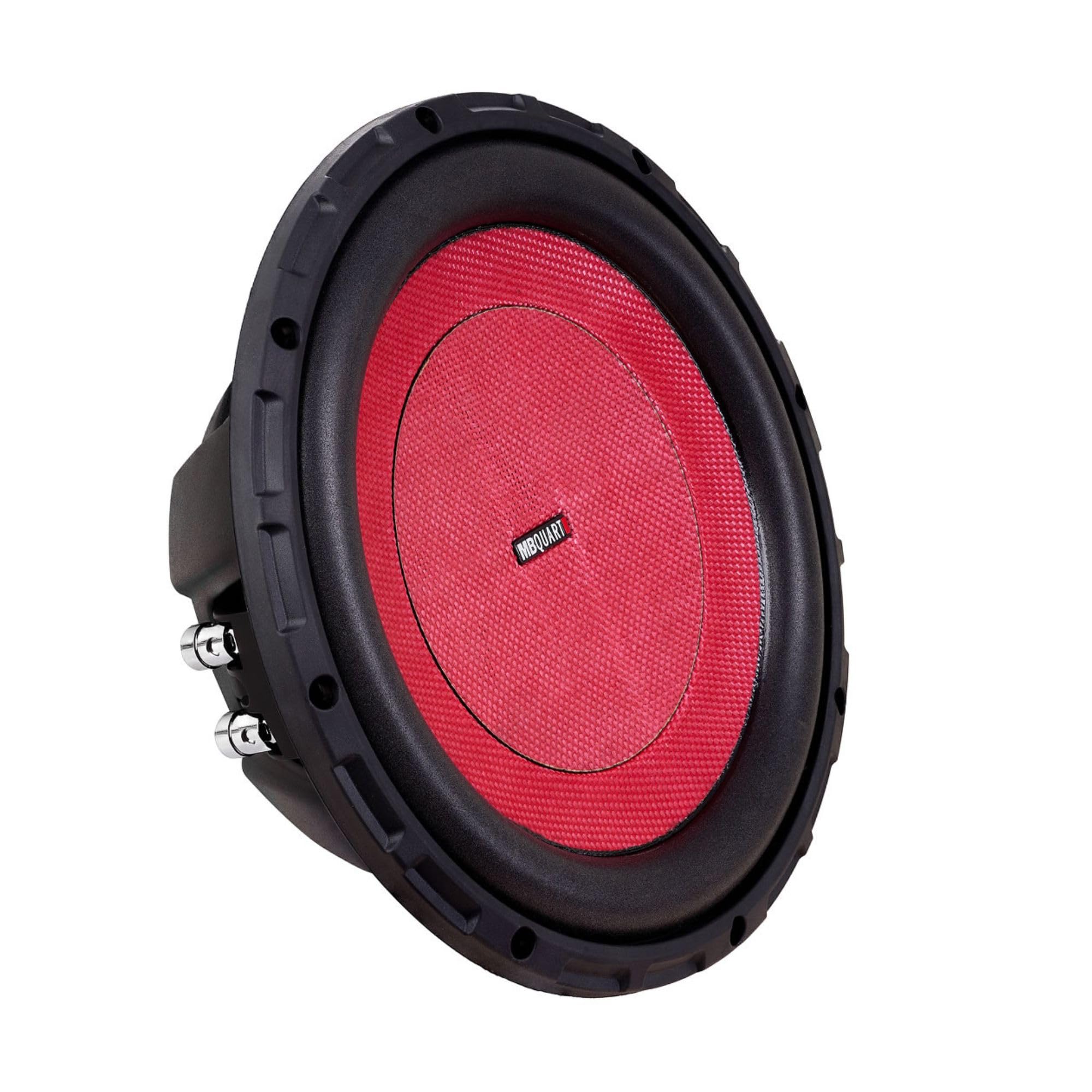 10" MB Quart Discus DVC 4 Ohm Wall Mount Shallow Subwoofer with 600W Peak Power, High-Temperature Vented Voice Coil for Superior Sound Quality