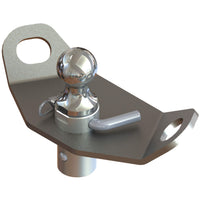 Gooseneck Ball PullRite 4437 with Plate, Gray