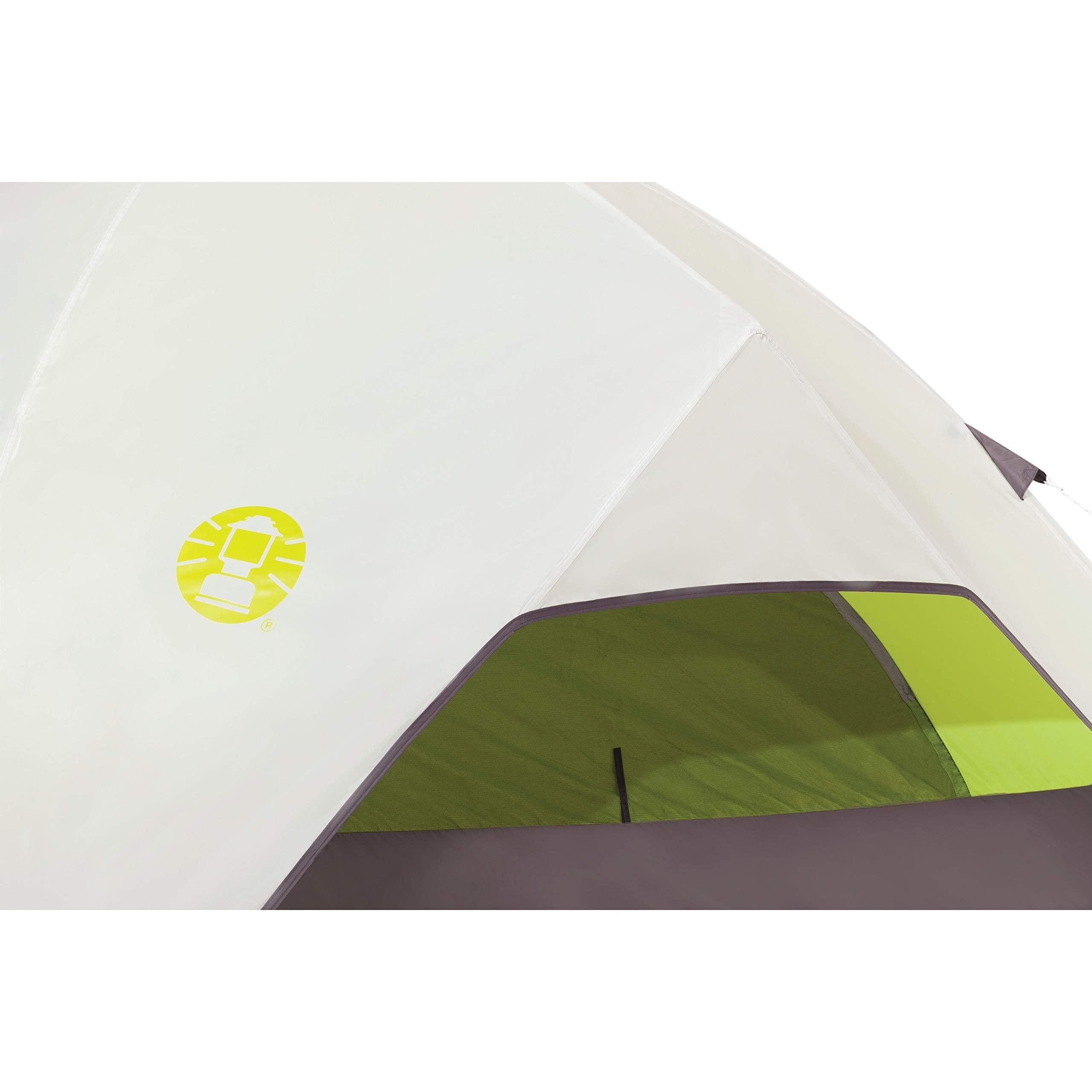 Coleman 6-Person Steel Creek Tent with Screened Porch & Integrated Rainfly, Weatherproof Tent Sets Up in Minutes, Fits Queen-Size Airbed