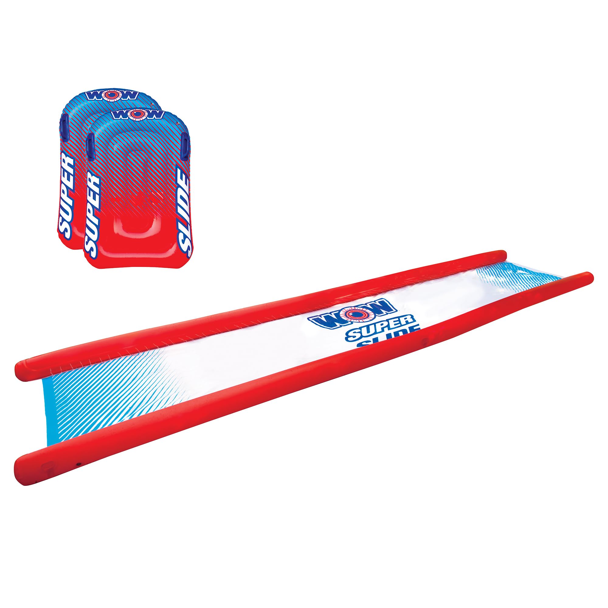 Giant WOW Sports Super Slide Backyard Water and Slip Slide with Sprinkler, Extra Long, 25 x 6 ft