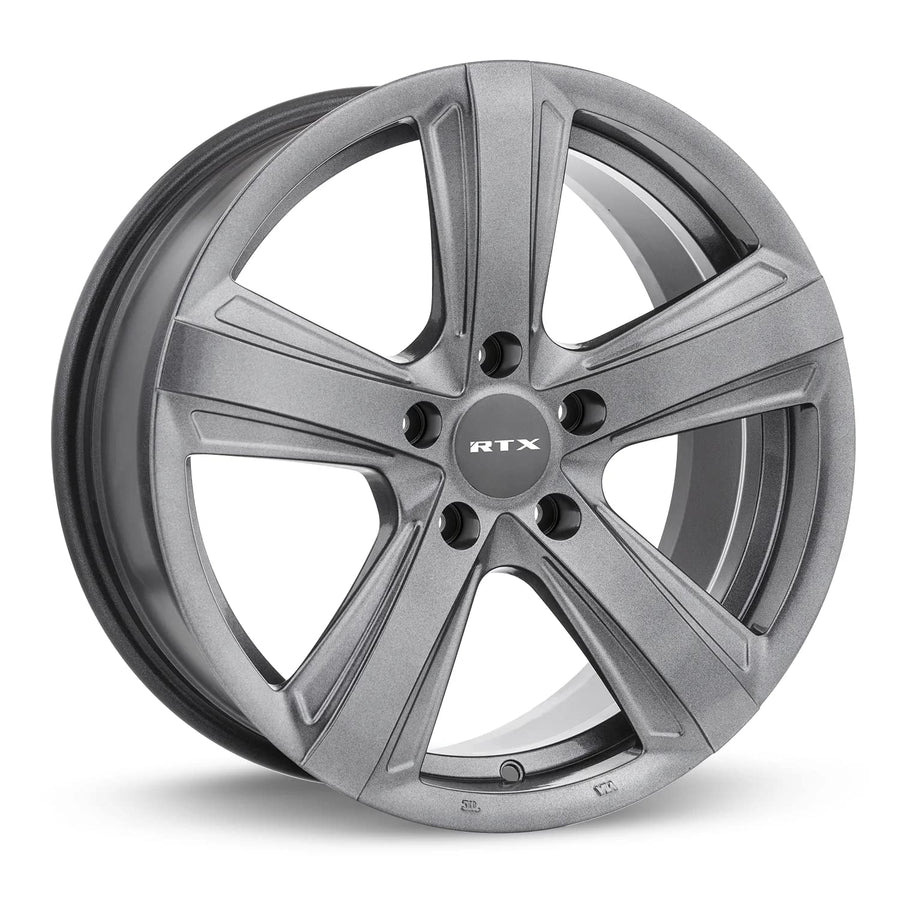 Custom RTX SCALENE Wheel - 17x7.5, 42 Offset, 5x112 Bolt Pattern, 66.6mm Hub - Gunmetal Rim