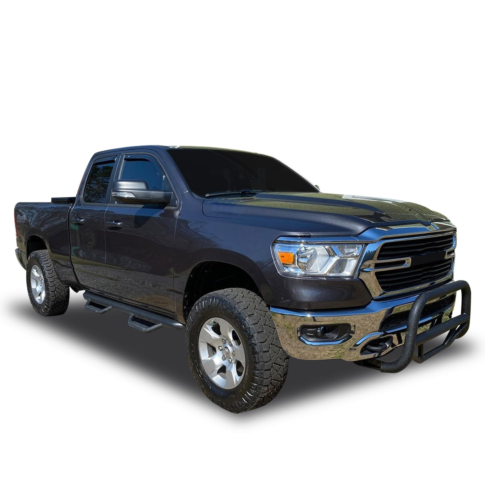 Max T Bull Bar Black Horse Off Road Textured Black Compatible with 2009-2010 Dodge Ram 1500|2011-2018 Ram 1500|2019-2020 Ram 1500 Classic-MBT-MR1312