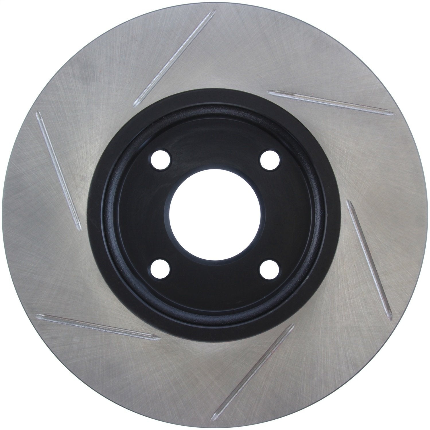 Front Left StopTech 126.61110SL Automotive Replacement Sport Slotted Disc Brake Rotor Fits Select 2014-2019 Ford Fiesta