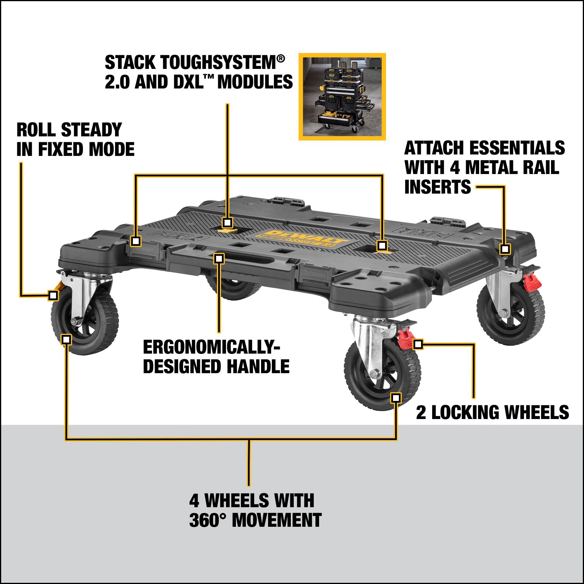 TOUGHSYSTEM 2.0 DEWALT DXL Dolly (DWST08530)