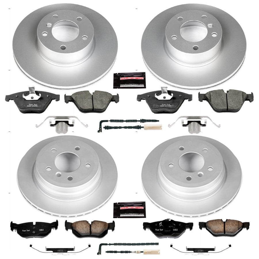 Power Stop Z23 Evolution Geomet Coated Brake Kit For BMW 328i 2008-2010, BMW 328i xDrive 2009, BMW 328xi 2008 [Model Specific]