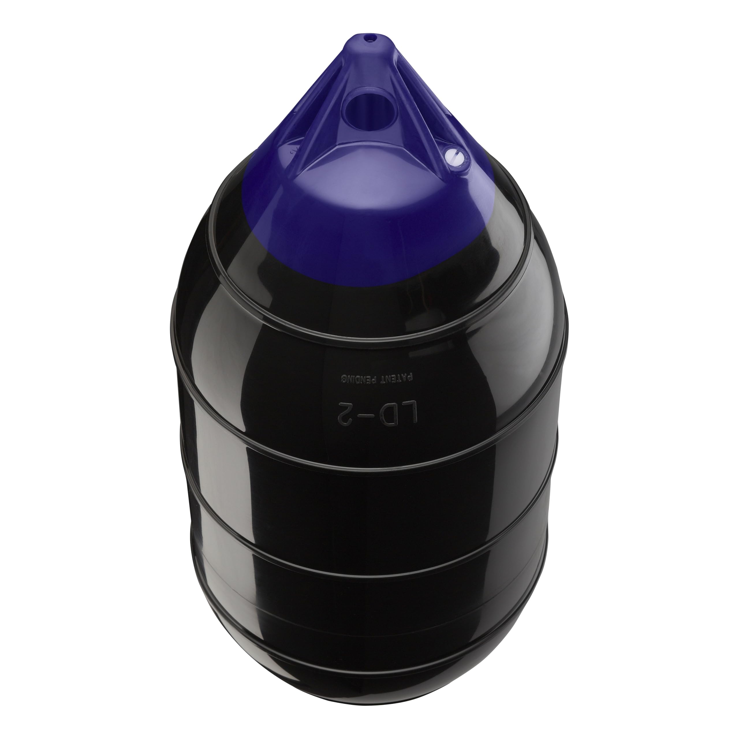 Polyform Low Drag Buoy LD-2 Standard Blue Ropehold - Black Series
