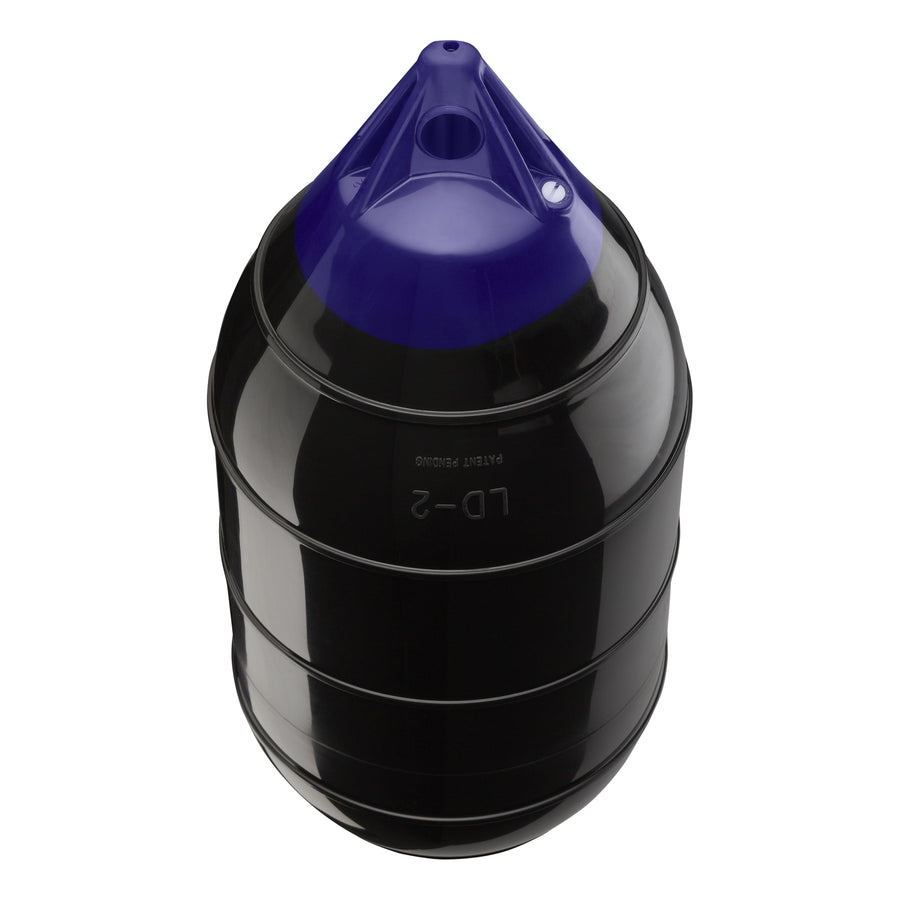 Polyform Low Drag Buoy LD-2 Standard Blue Ropehold - Black Series
