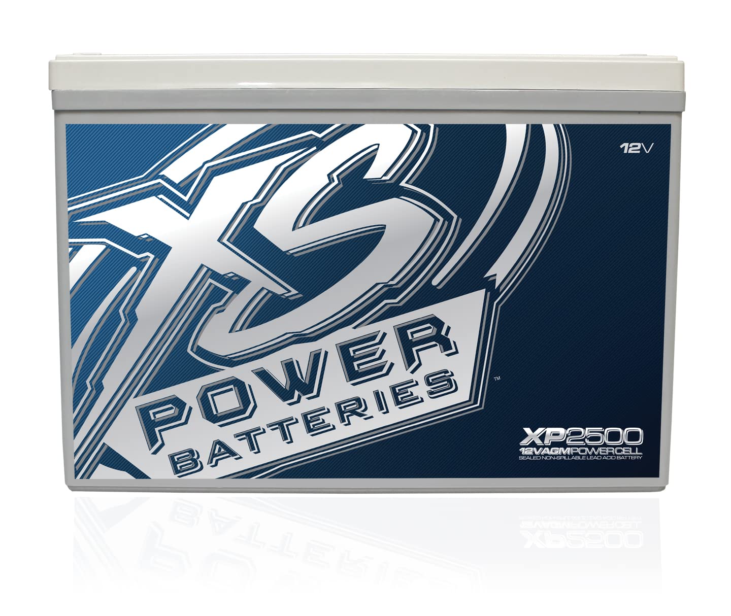 XP Series XS Power 12V 2500 Amp AGM Supplemental Battery with M6 Terminal Bolt