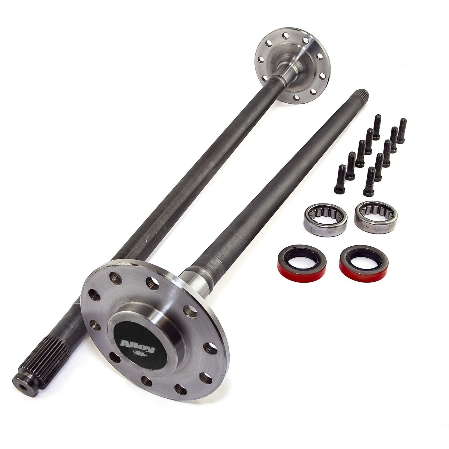 Axle Shaft Kit Alloy USA for Chevy Camaro/Nova/Chevelle | Rear, 28 Spline | 12100 | Fits 1967-1969 Chevrolet Camaro; 1965-1967 Chevrolet Chevelle; 1970-1975 Chevrolet Nova