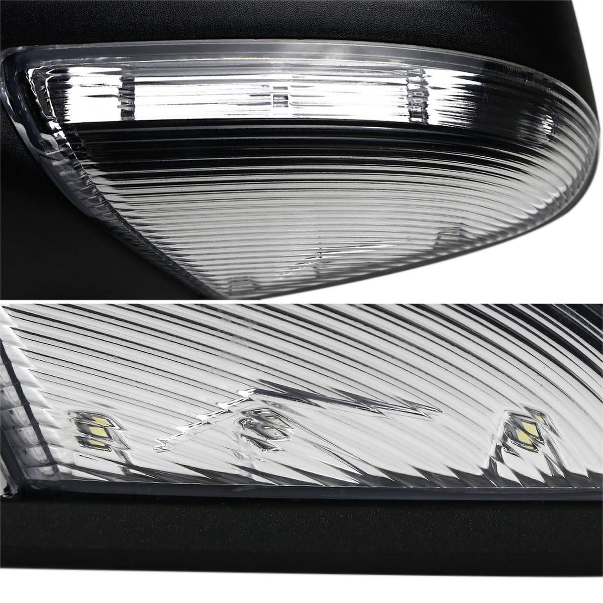 Left Driver Side Mirror Spec-D Tuning LED Signal Power Heated Compatible with 2009-2012 Dodge Ram 1500