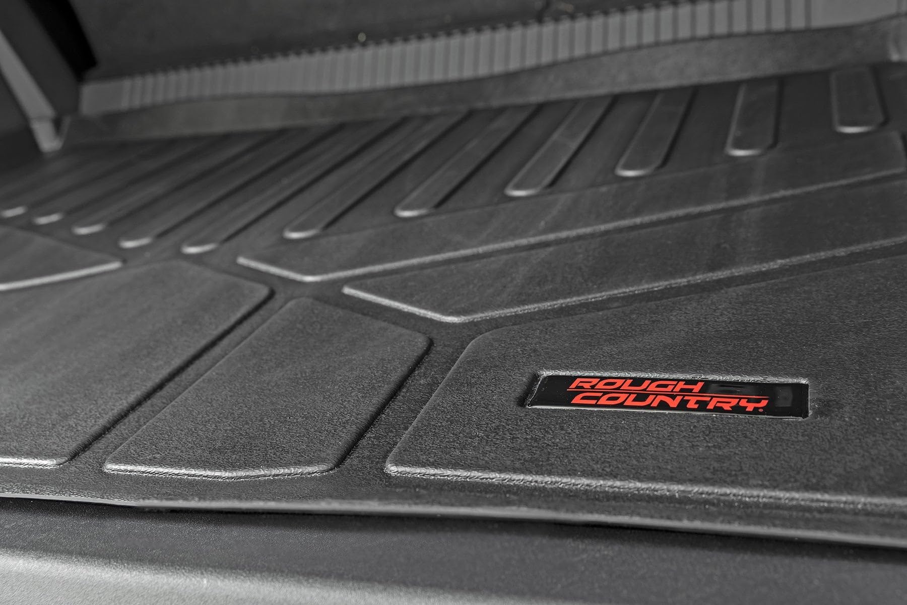 Rear Cargo Mat Rough Country for Ford Bronco (2021-2025) 4-Door - Custom Fit, Heavy-Duty, All-Weather Protection