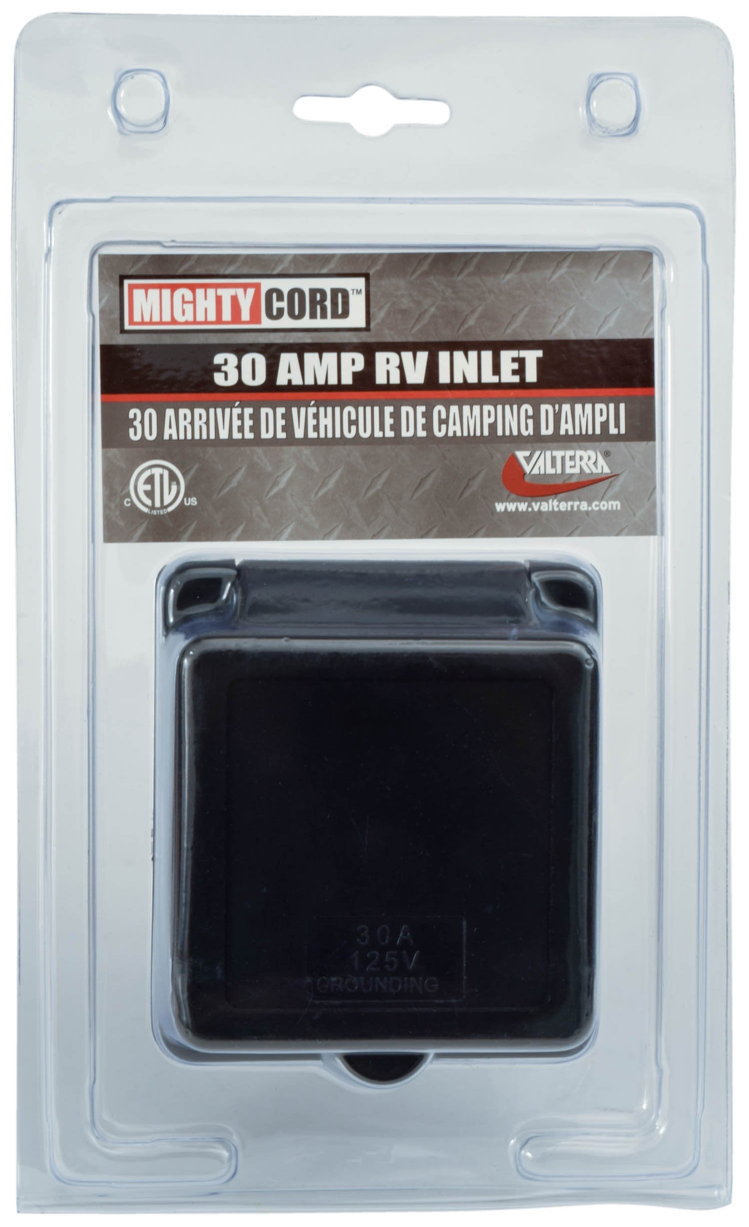 Valterra A10-30INBKVP Mighty Cord Power Inlet