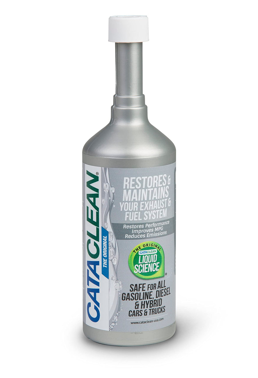 Cataclean Exhaust & Fuel System Cleaner – Pass Emissions Tests – Clear Check Engine Lights – Restores Catalytic Converters, DPF Filters and Cleans Fuel Systems, 16oz (120007)