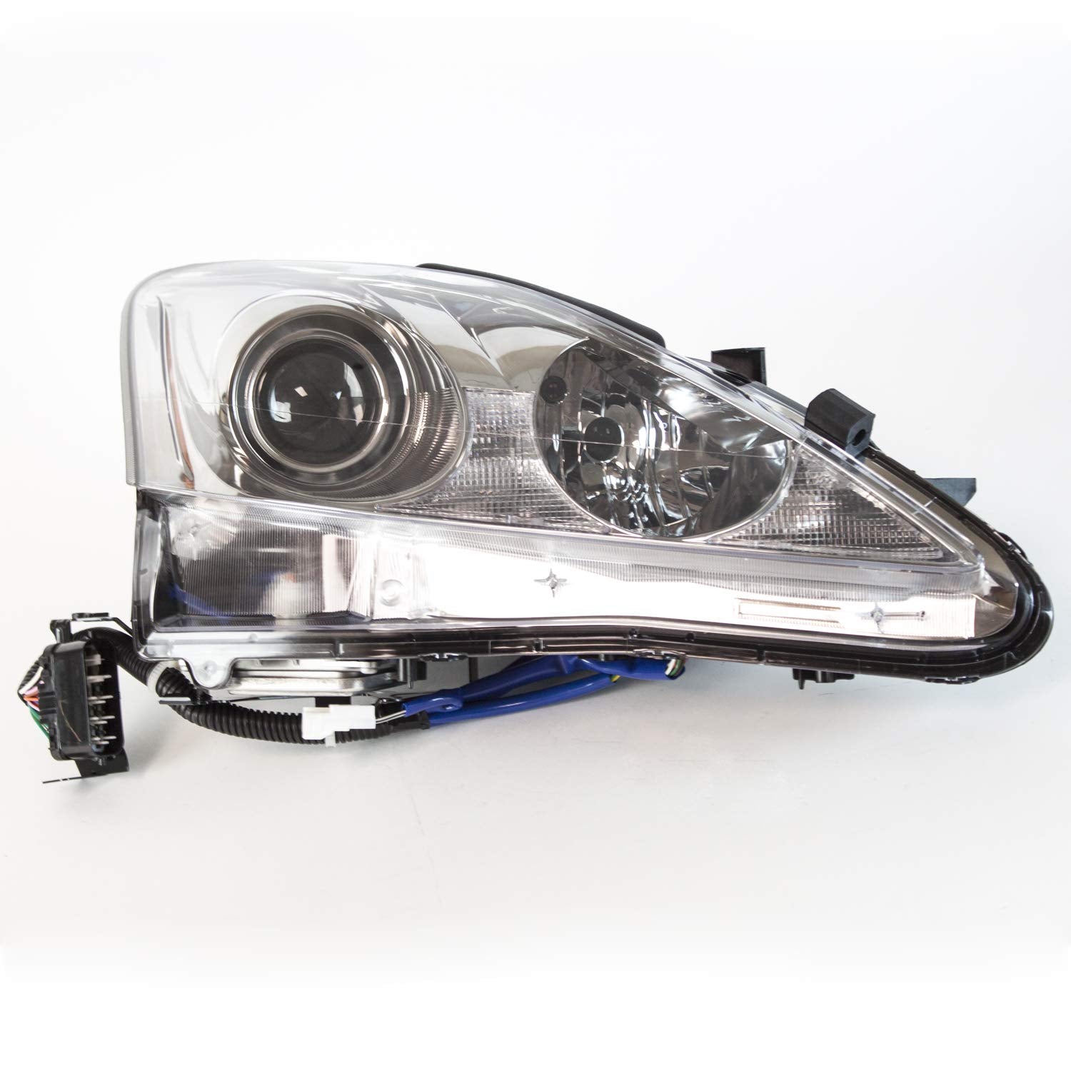 Right TYC Headlight Assembly Compatible with 2009-2010 Lexus IS250