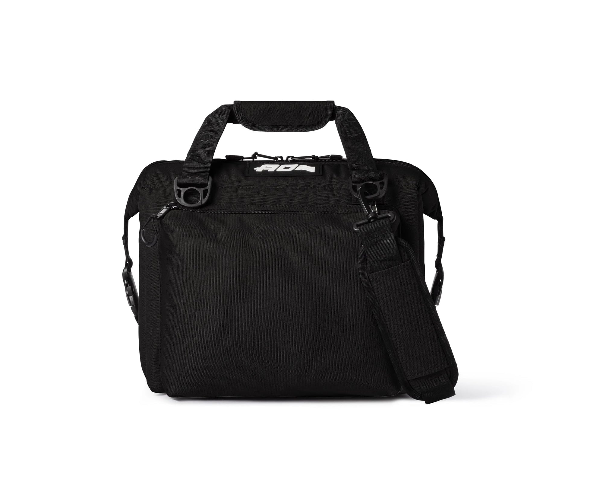 Caravan AO Coolers Canvas Soft Cooler with High-Density Insulation, Oversized Storage Pockets, Black, 12-Can