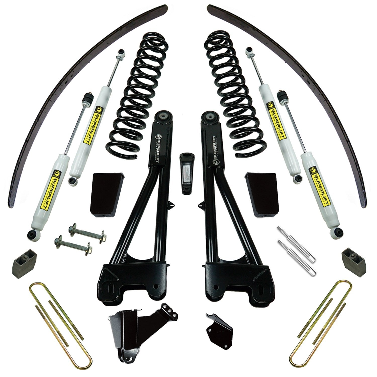 SUPERLIFT SUSPENSION RealTruck 8" Lift Kit for Ford F-250/F-350 | Complete Lift Kit with Front & Rear Shadow Series Shocks and Replacement Radius Arms | K979 | Fits 2005-2007 Ford F-250 / F-350