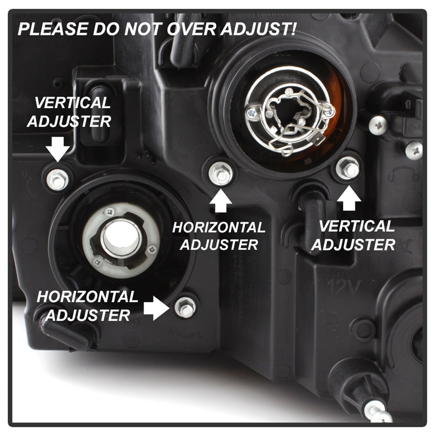Projector Headlight Spyder - (PRO-YD-DR13-LBDRL-SM)