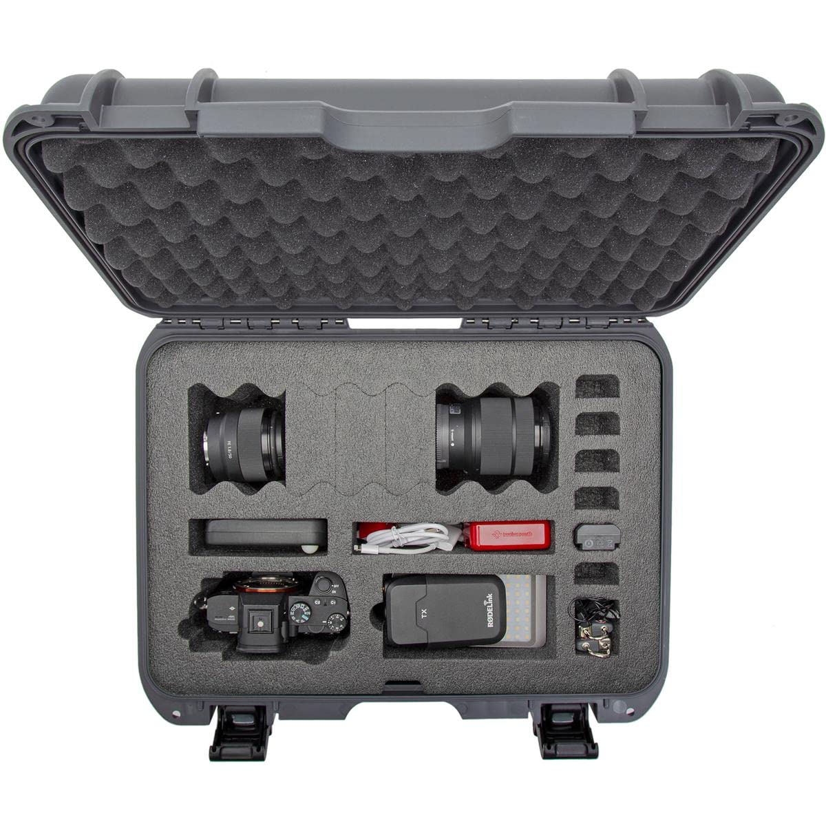 Waterproof Nanuk 925 Hard Case Carry-on with Foam Insert for Canon, Nikon - 1 DSLR Body and Lens/Lenses - Graphite