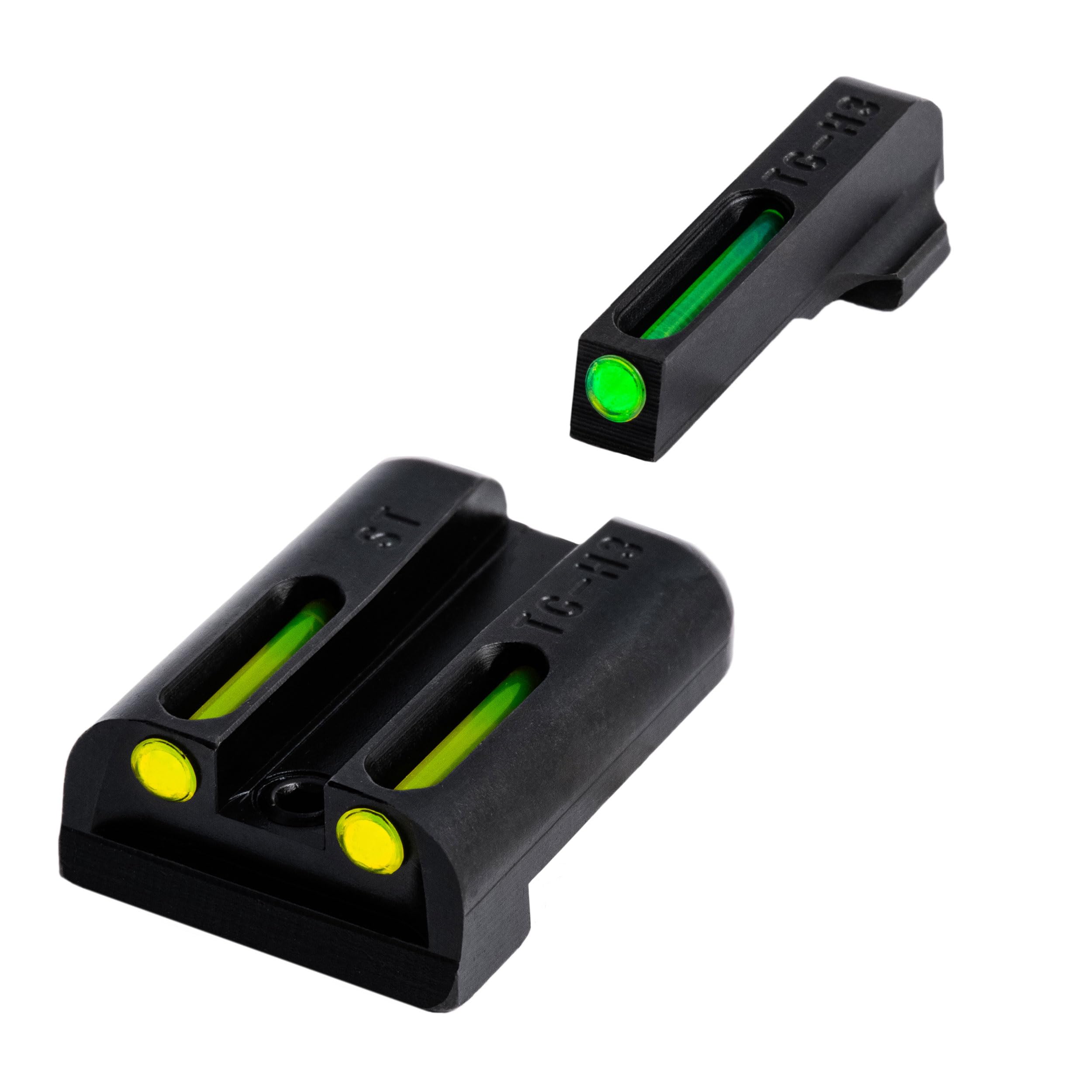TFO TRUGLO Handgun Sight Set - Sig #6/#8 Green/Yellow Rear