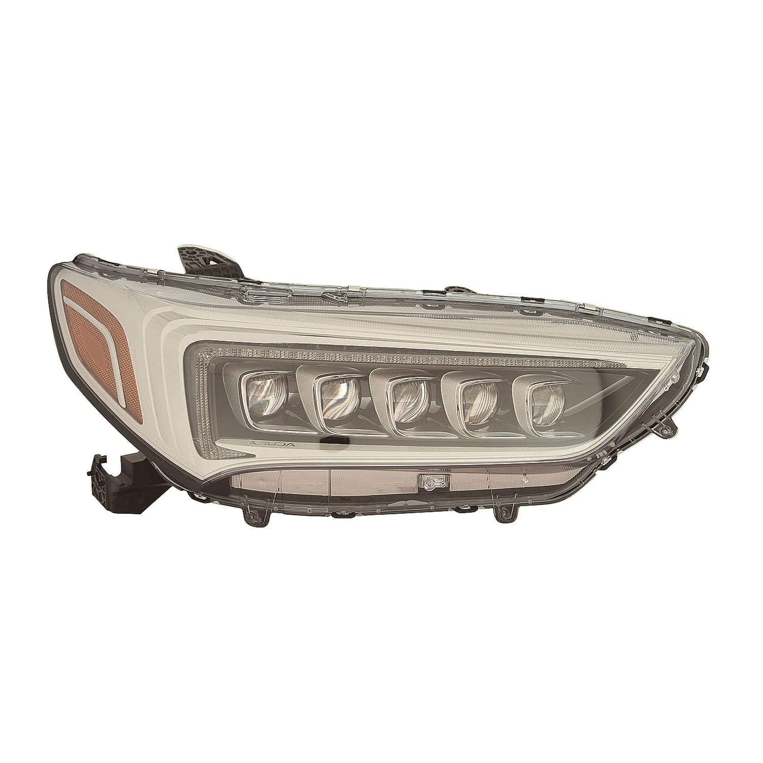 For Acura TLX 18-20 Headlight ADVanCE/Base/ELITE/TECHNOLOGY without Logo Passenger Side | DOT Certified 33100-TZ3-A51 | AC2503131 ACK