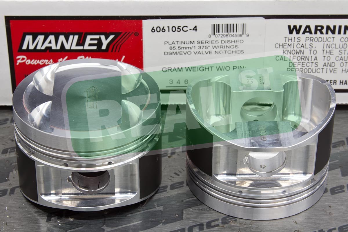 606105C-4 Manley Dish Piston with Rings