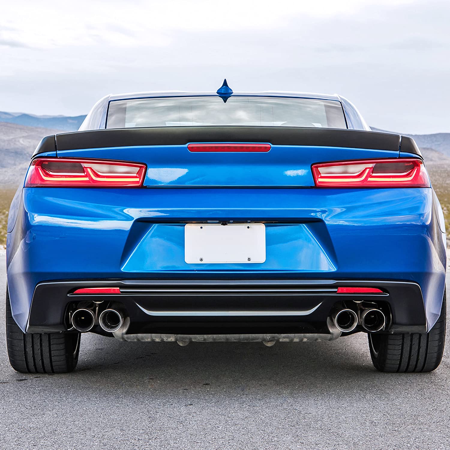 Matte Black ABS Spec-D Tuning Rear Trunk Spoiler Compatible with 2016-2020 Chevy Camaro Models