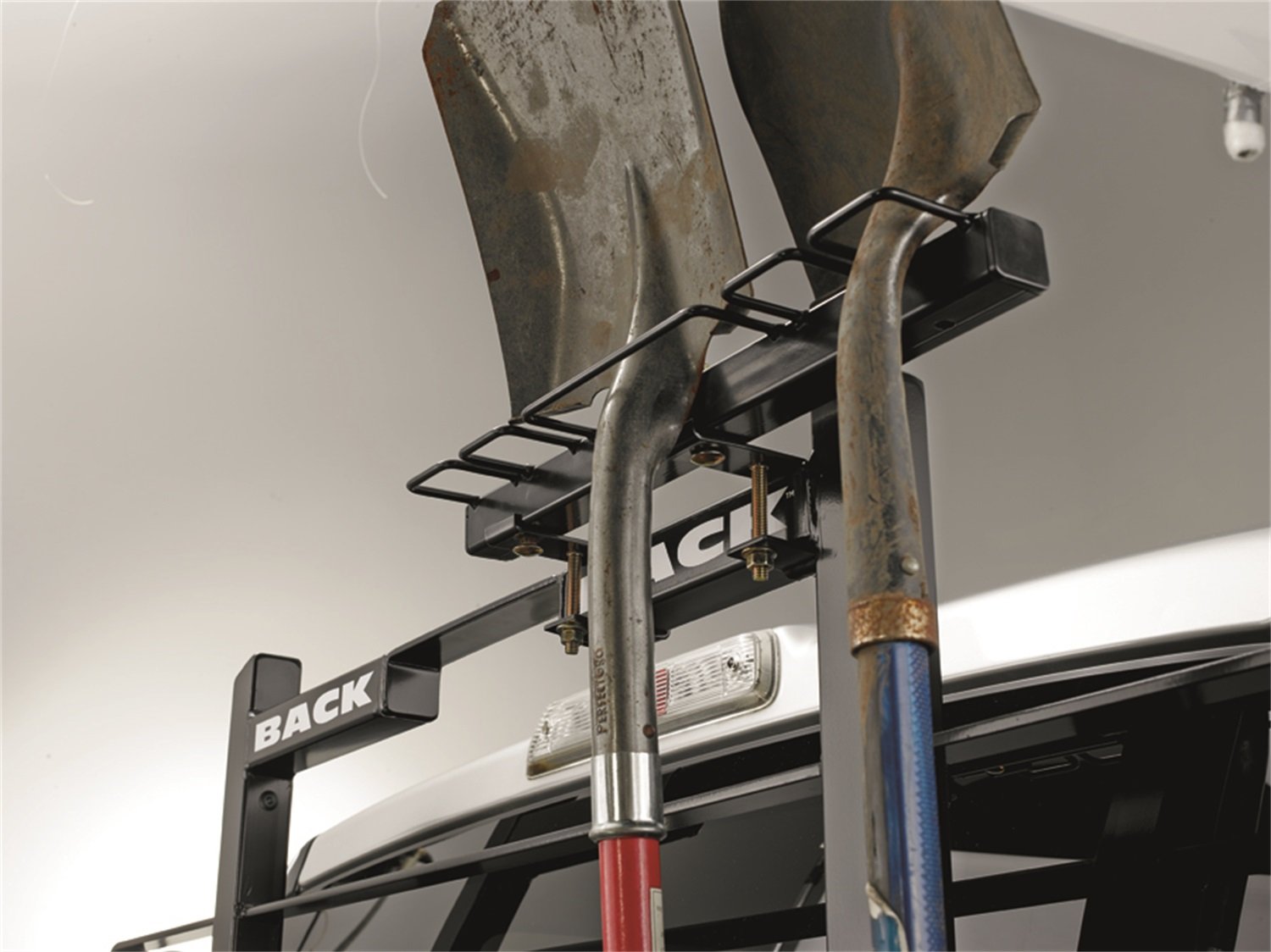 BACKRACK Landscape Tool Holder RealTruck Attachment | 5-Tool, Black | 41005 | Universal w Frame's