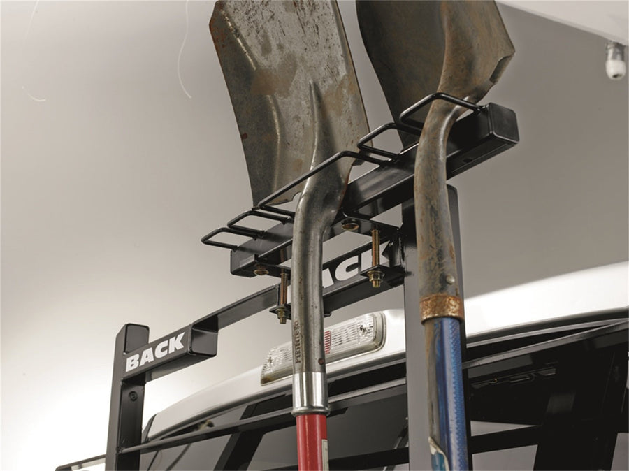 BACKRACK Landscape Tool Holder RealTruck Attachment | 5-Tool, Black | 41005 | Universal w Frame's