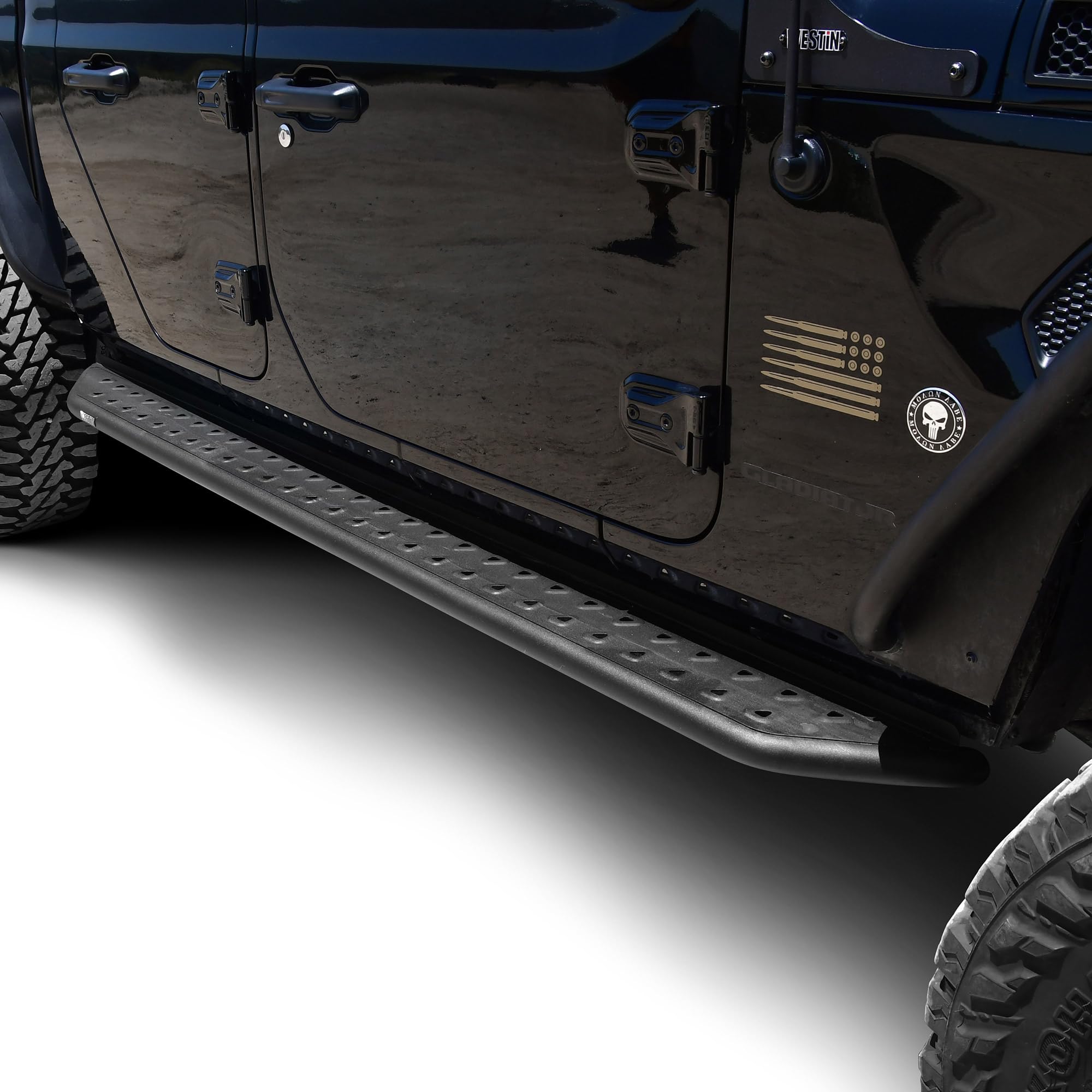 Outlaw Running Boards Westin fits 2020-2023 Gladiator Textured Black 1 Pair