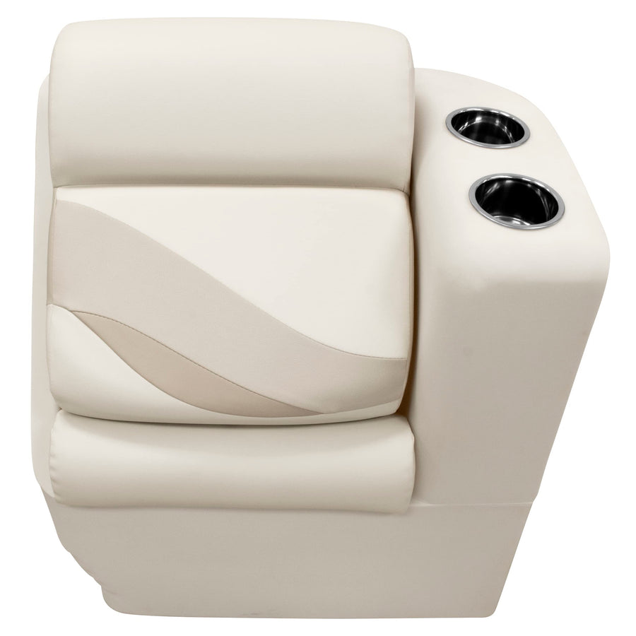 Wise Premier Series BM13006R-1066 Pontoon Right Lean Back Recliner, Stone/Mocha Java/Khaki