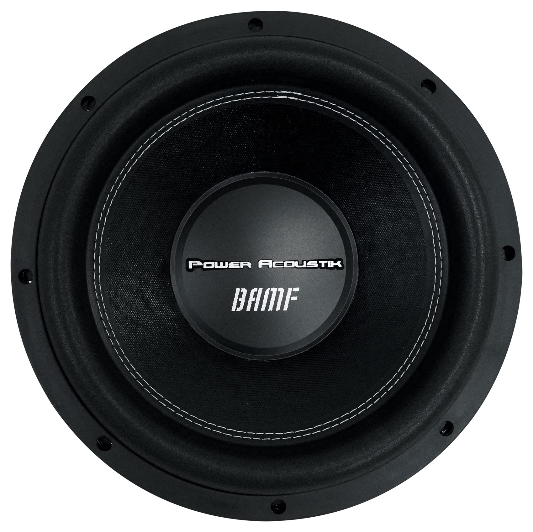 BAMF-124 Power Acoustik BAMF Series Subwoofer (12", 3,500 Watts max, Dual 4Ω), Black