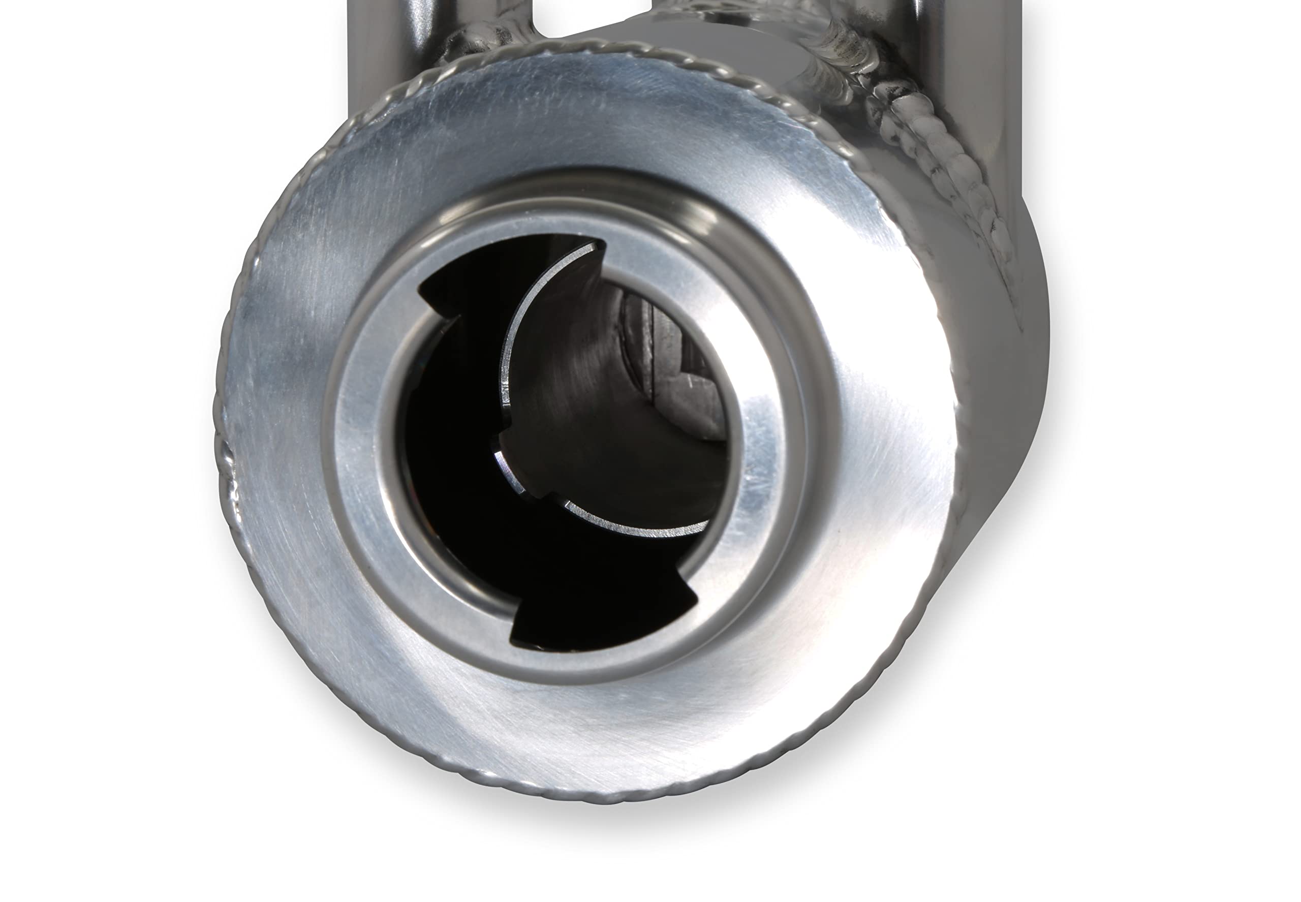 198-211 Holley Power Steering Remote Reservoir Polished Aluminum