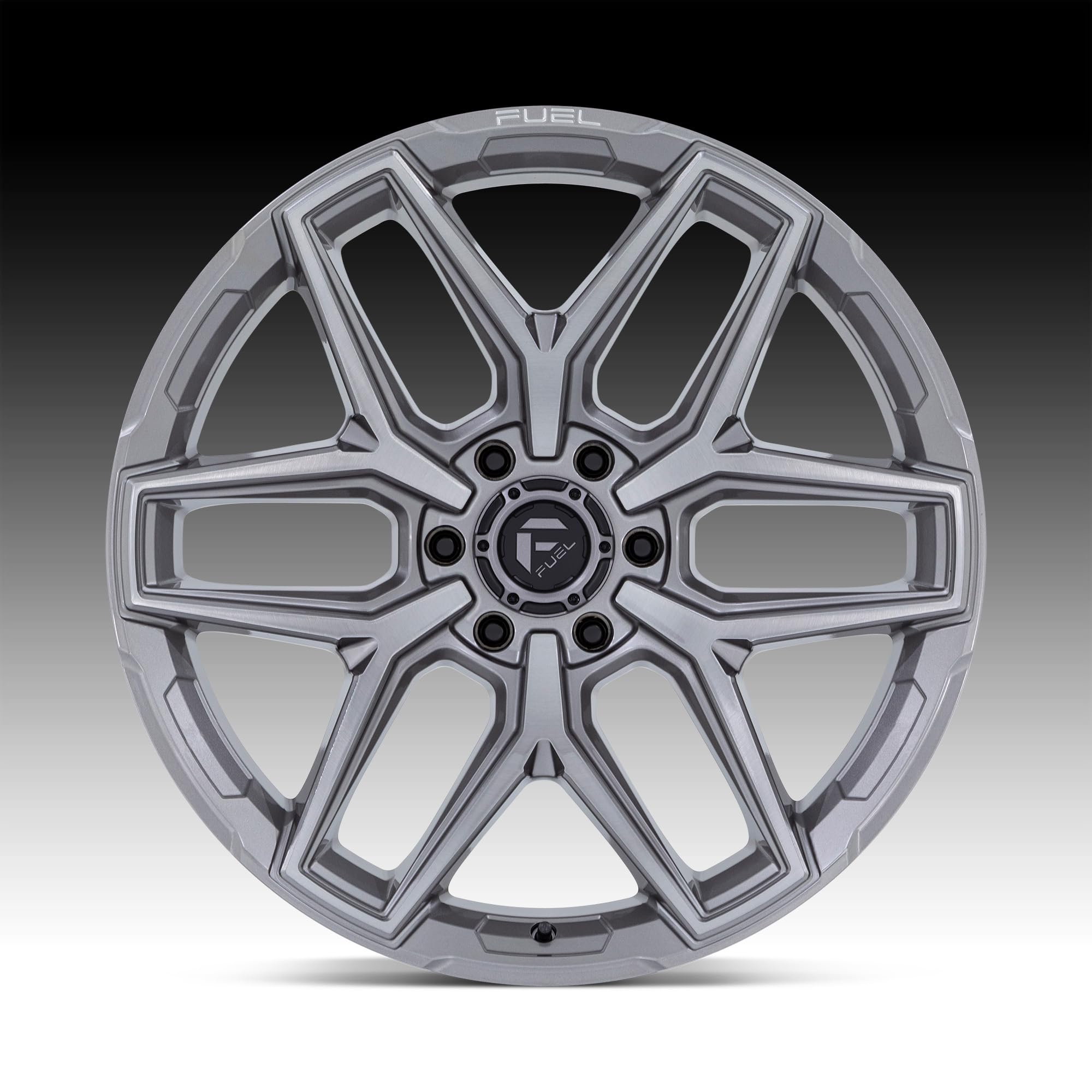 FUEL OFF-ROAD 22X9.5 FLUX, 6X5.5, 6.04, 20mm PLATINUM - FC854AX22956820