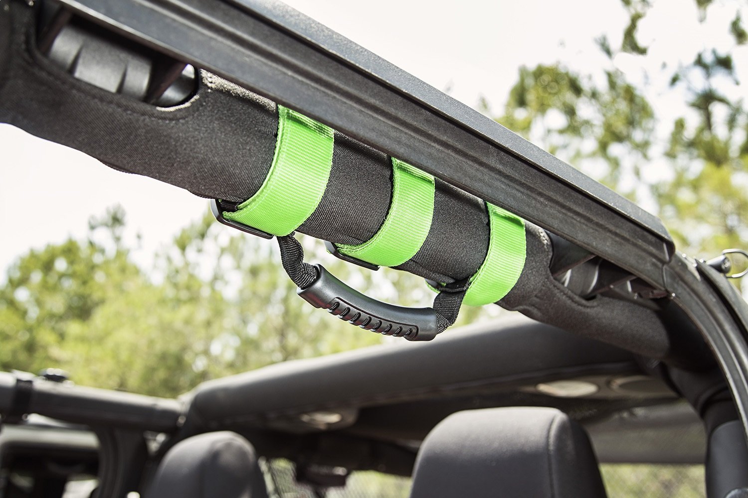 Rugged Ridge Ultimate Grab Handle Kit 13505.05, Green; 55-Current Jeep CJ/Wrangler / 20-Current Gladiator